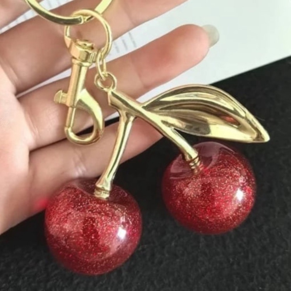 Red Cherries keychain